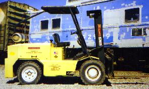 Photo of donated forklift